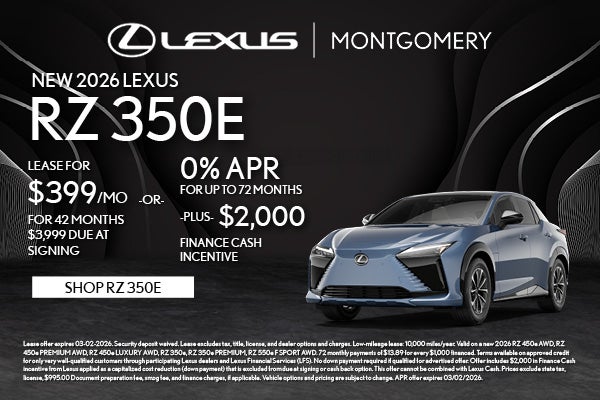 NEW 2026 LEXUS RZ 350E